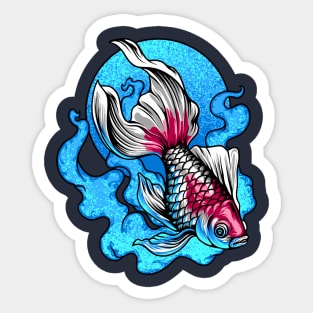 Golden Fish Sticker
